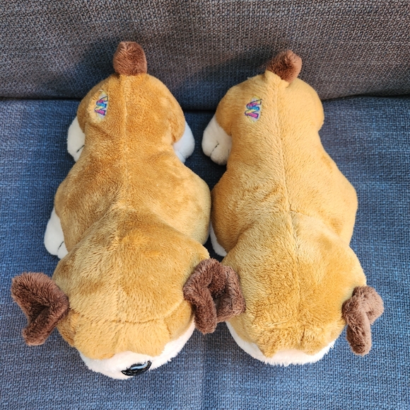 Lot Of 2 Ganz Webkinz Bulldog Stuffed Animal Plush Puppy Dog HM126 No Code - Picture 3 of 7